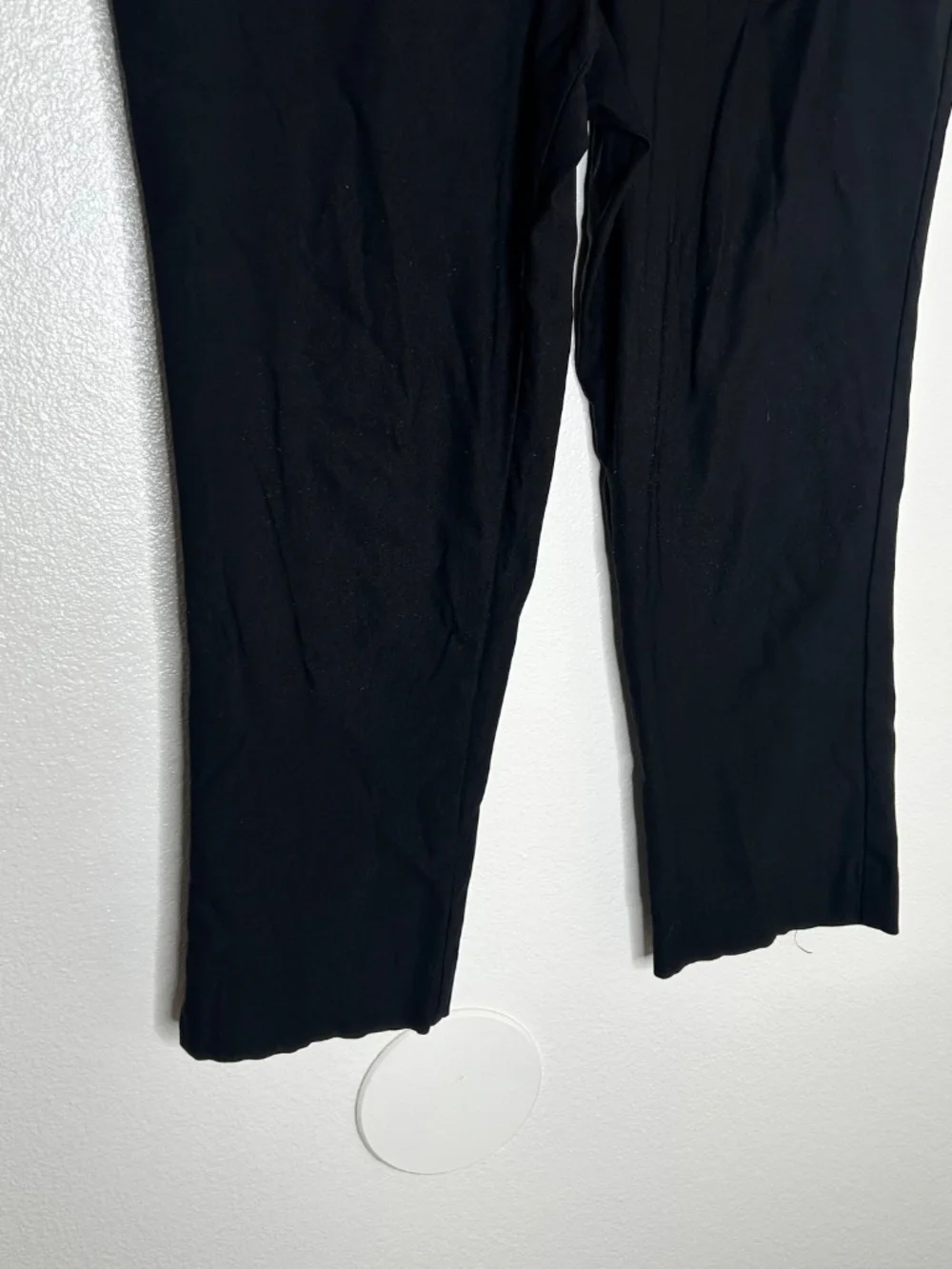 Chicos So Slimming Womens Black Crop Stretch Pull-On Pants Size 0.5/ 6
